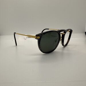 B&L Ray Ban Traditionals W1539 VRAR Black/Gold Arm Frames Only